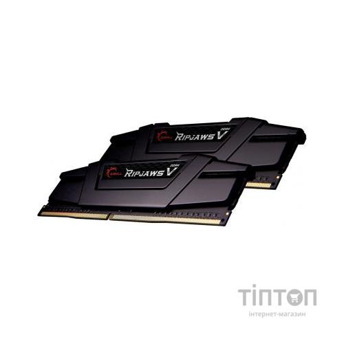Модуль пам'яті для комп'ютера DDR4 64GB (2x32GB) 3200 MHz RipjawsV G.Skill (F4-3200C16D-64GVK)