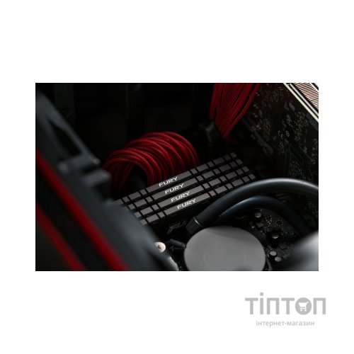 Модуль пам'яті для комп'ютера DDR4 64GB (2x32GB) 3600 MHz Fury Renegade Black Kingston Fury (ex.HyperX) (KF436C18RBK2/64)