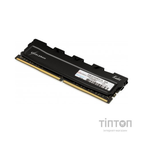 Модуль пам'яті для комп'ютера DDR4 8GB 2400 MHz Black Kudos eXceleram (EKBLACK4082417A)