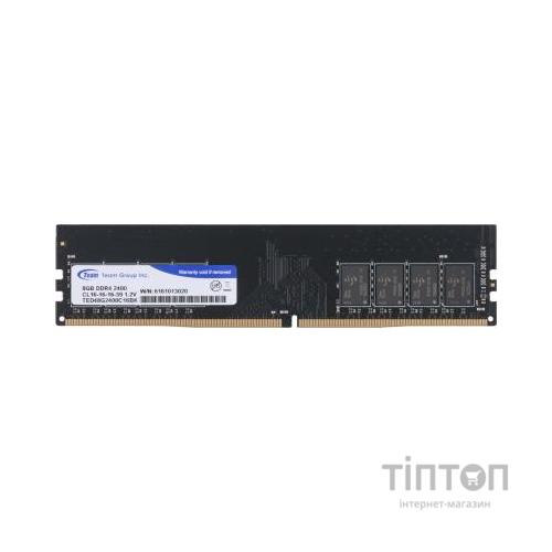 Модуль пам'яті для комп'ютера DDR4 8GB 2400 MHz Elite Team (TED48G2400C1601)