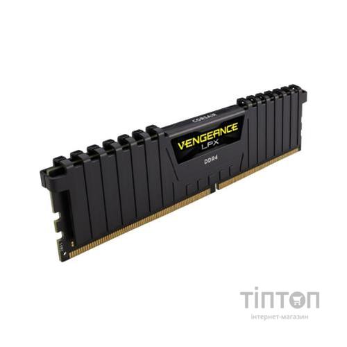 Модуль пам'яті для комп'ютера DDR4 8GB 2400 MHz Vengeance LPX Black Corsair (CMK8GX4M1A2400C16)