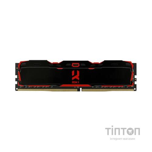 Модуль пам'яті для комп'ютера DDR4 8GB 2666 MHz IRDM Black Goodram (IR-X2666D464L16S/8G)