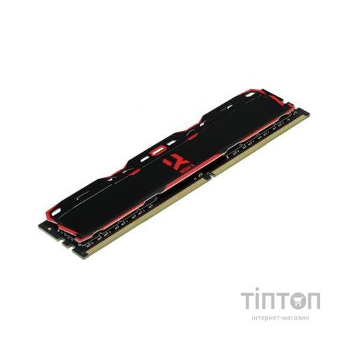 Модуль пам'яті для комп'ютера DDR4 8GB 2666 MHz IRDM Black Goodram (IR-X2666D464L16S/8G)