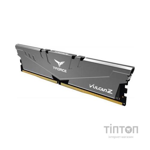Модуль пам'яті для комп'ютера DDR4 8GB 2666 MHz T-Force Vulcan Z Gray Team (TLZGD48G2666HC18H01)