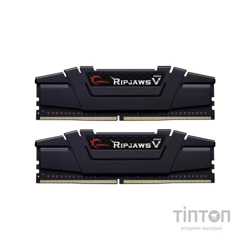 Модуль пам'яті для комп'ютера DDR4 8GB (2x4GB) 3200 MHz RIPJAWS V Black G.Skill (F4-3200C16D-8GVKB)