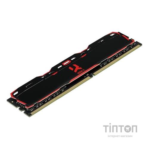 Модуль пам'яті для комп'ютера DDR4 8GB 3200 MHz IRDM X Black Goodram (IR-X3200D464L16SA/8G)