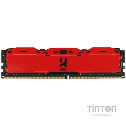 Модуль пам'яті для комп'ютера DDR4 8GB 3200 MHz IRDM X Red Goodram (IR-XR3200D464L16SA/8G)