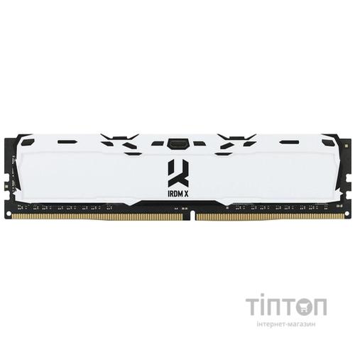 Модуль пам'яті для комп'ютера DDR4 8GB 3200 MHz IRDM X White Goodram (IR-XW3200D464L16SA/8G)