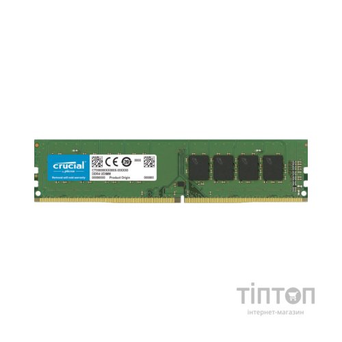 Модуль пам'яті для комп'ютера DDR4 8GB 3200 MHz Micron (CT8G4DFRA32AT)