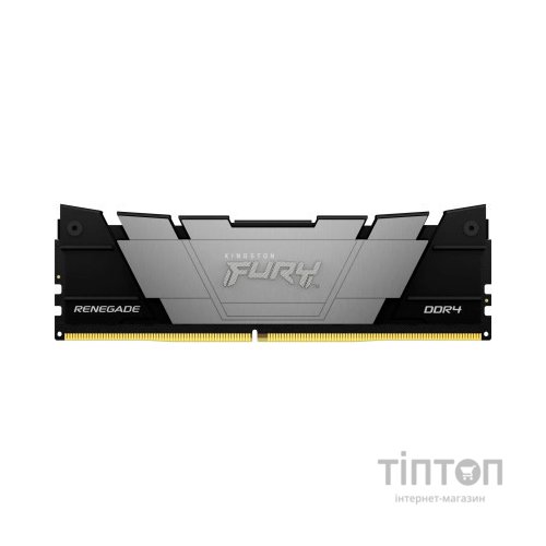 Модуль пам'яті для комп'ютера DDR4 8GB 3200 MHz Renegade Black Kingston Fury (ex.HyperX) (KF432C16RB2/8)