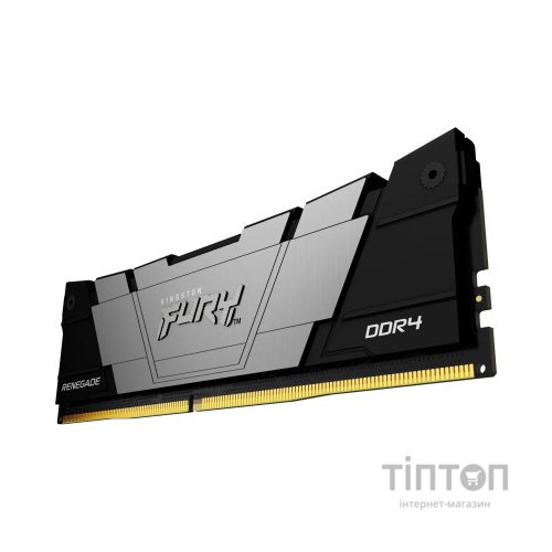 Модуль пам'яті для комп'ютера DDR4 8GB 3200 MHz Renegade Black Kingston Fury (ex.HyperX) (KF432C16RB2/8)