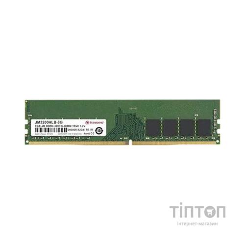 Модуль пам'яті для комп'ютера DDR4 8GB 3200 MHz Transcend (JM3200HLB-8G)