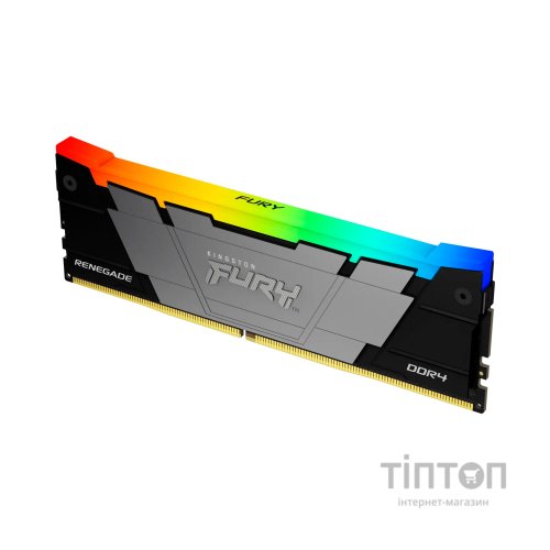 Модуль пам'яті для комп'ютера DDR4 8GB 3600 MHz Fury Renegade RGB Kingston Fury (ex.HyperX) (KF436C16RB2A/8)