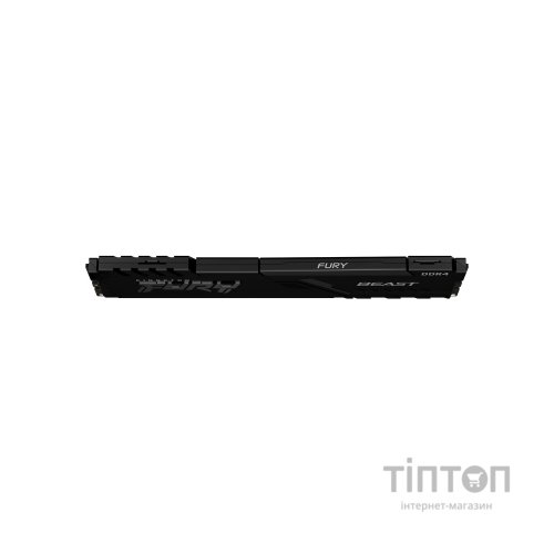 Модуль пам'яті для комп'ютера DDR4 8GB 3733 MHz Fury Beast Black Kingston Fury (ex.HyperX) (KF437C19BB/8)