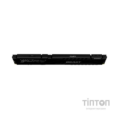 Модуль пам'яті для комп'ютера DDR5 16GB (2x8GB) 5600 MHz Beast Black Kingston Fury (ex.HyperX) (KF556C40BBK2-16)