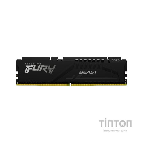 Модуль пам'яті для комп'ютера DDR5 16GB (2x8GB) 6000 MHz Beast Kingston Fury (ex.HyperX) (KF560C36BBEK2-16)