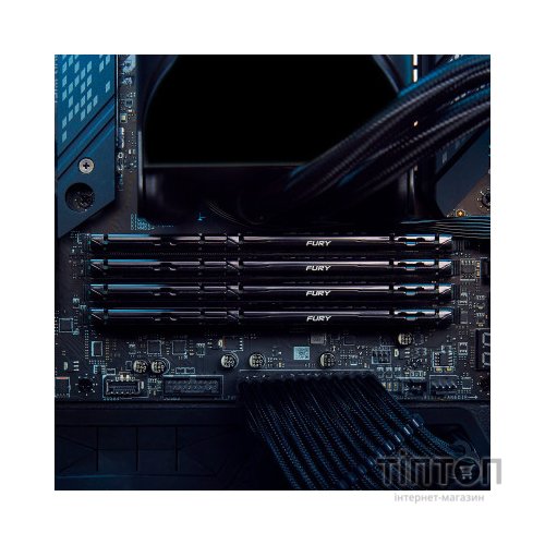 Модуль пам'яті для комп'ютера DDR5 16GB (2x8GB) 6000 MHz Beast Kingston Fury (ex.HyperX) (KF560C36BBEK2-16)