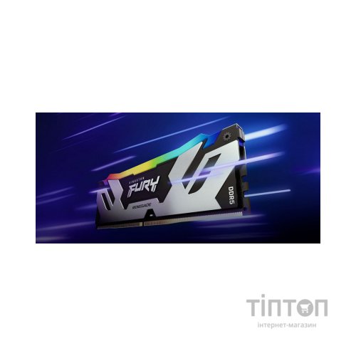 Модуль пам'яті для комп'ютера DDR5 16GB 6000 MHz Renegade RGB Kingston Fury (ex.HyperX) (KF560C32RSA-16)