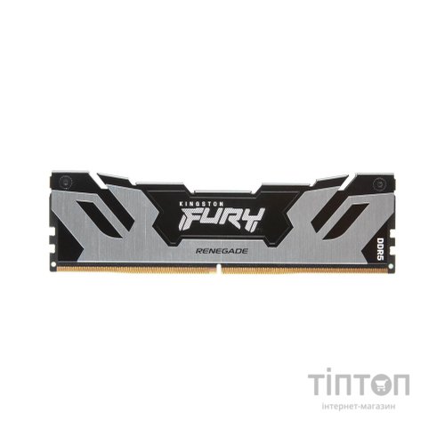 Модуль пам'яті для комп'ютера DDR5 16GB 6400 MHz FURY Renegade Silver Kingston Fury (ex.HyperX) (KF564C32RS-16)
