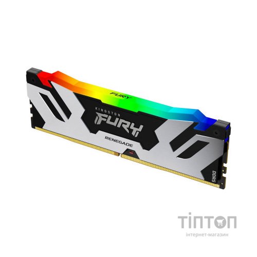Модуль пам'яті для комп'ютера DDR5 16GB 7600 MHz Renegade RGB XMP Kingston Fury (ex.HyperX) (KF576C38RSA-16)