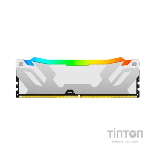 Модуль пам'яті для комп'ютера DDR5 16GB 8000 MHz Renegade RGB White Kingston Fury (ex.HyperX) (KF580C38RWA-16)