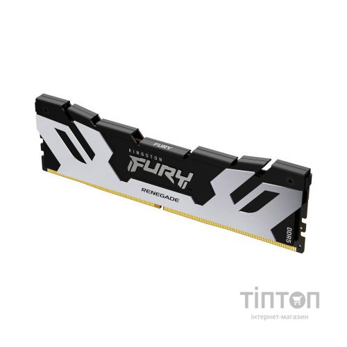 Модуль пам'яті для комп'ютера DDR5 16GB 8000 MHz Renegade Silver XMP Kingston Fury (ex.HyperX) (KF580C38RS-16)