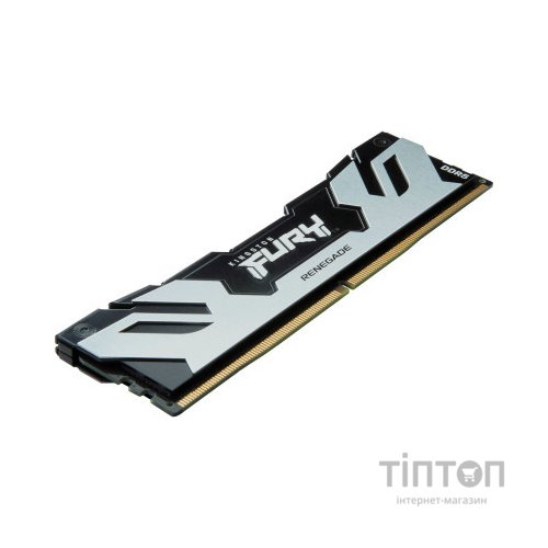 Модуль пам'яті для комп'ютера DDR5 16GB 8000 MHz Renegade Silver XMP Kingston Fury (ex.HyperX) (KF580C38RS-16)