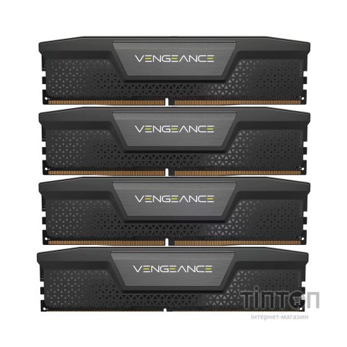 Модуль пам'яті для комп'ютера DDR5 192GB (4x48GB) 5200 MHz Vengeance Black Corsair (CMK192GX5M4B5200C38)