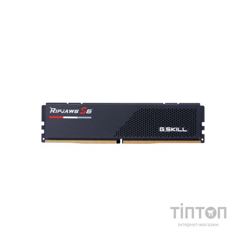 Модуль пам'яті для комп'ютера DDR5 32GB (2x16GB) 5200 MHz Ripjaws S5 G.Skill (F5-5200J4040A16GX2-RS5K)