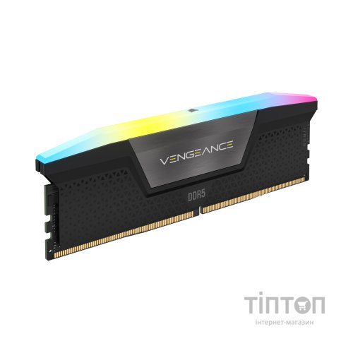 Модуль пам'яті для комп'ютера DDR5 32GB (2x16GB) 5200 MHz Vengeance RGB Corsair (CMH32GX5M2B5200C40)