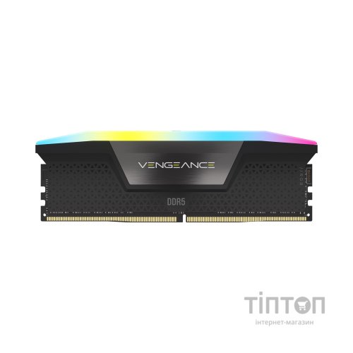 Модуль пам'яті для комп'ютера DDR5 32GB (2x16GB) 5200 MHz Vengeance RGB Corsair (CMH32GX5M2B5200C40)