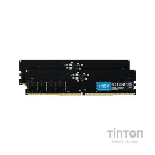 Модуль пам'яті для комп'ютера DDR5 32GB (2x16GB) 5600 MHz Micron (CT2K16G56C46U5)