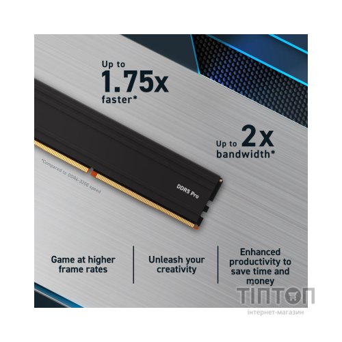 Модуль пам'яті для комп'ютера DDR5 32GB (2x16GB) 5600 MHz Pro Micron (CP2K16G56C46U5)