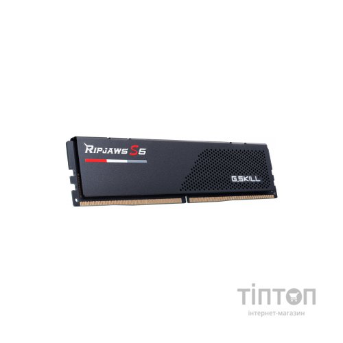 Модуль пам'яті для комп'ютера DDR5 32GB (2x16GB) 5600 MHz Ripjaws S5 Black G.Skill (F5-5600J4040C16GX2-RS5K)