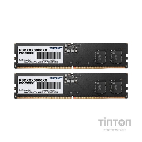 Модуль пам'яті для комп'ютера DDR5 32GB (2x16GB) 5600 MHz Signature Line Patriot (PSD532G5600K)