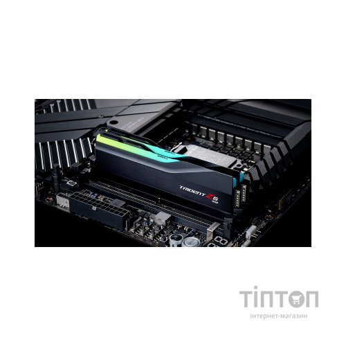 Модуль пам'яті для комп'ютера DDR5 32GB (2x16GB) 5600 MHz Trident Z5 RGB Black G.Skill (F5-5600J3636C16GX2-TZ5RK)