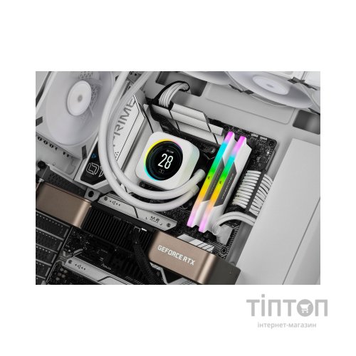 Модуль пам'яті для комп'ютера DDR5 32GB (2x16GB) 5600 MHz Vengeance RGB Corsair (CMH32GX5M2B5600C36WK)