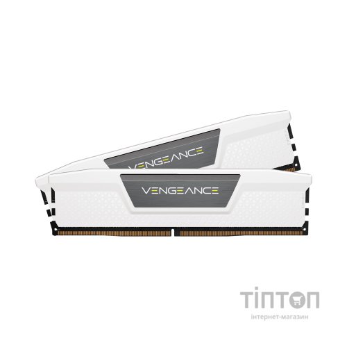Модуль пам'яті для комп'ютера DDR5 32GB (2x16GB) 5600 MHz Vengeance White Corsair (CMK32GX5M2B5600C36W)