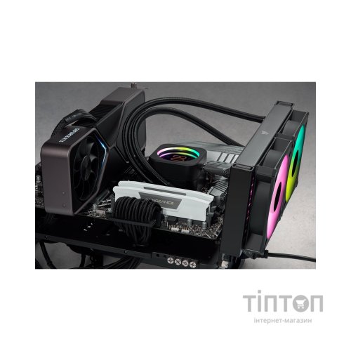 Модуль пам'яті для комп'ютера DDR5 32GB (2x16GB) 5600 MHz Vengeance White Corsair (CMK32GX5M2B5600C36W)