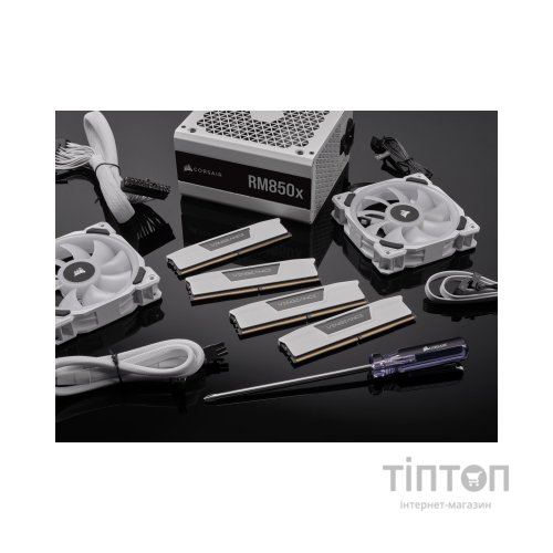 Модуль пам'яті для комп'ютера DDR5 32GB (2x16GB) 5600 MHz Vengeance White Corsair (CMK32GX5M2B5600C36W)