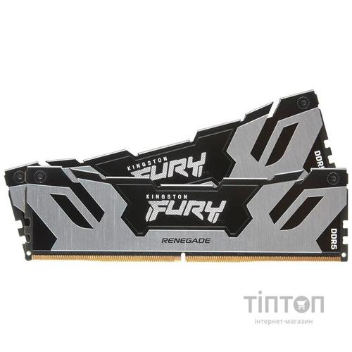 Модуль пам'яті для комп'ютера DDR5 32GB (2x16GB) 6000 MHz FURY Renegade Silver Kingston Fury (ex.HyperX) (KF560C32RSK2-32)