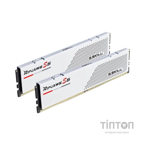 Модуль пам'яті для комп'ютера DDR5 32GB (2x16GB) 6000 MHz Ripjaws S5 G.Skill (F5-6000J3040F16GX2-RS5W)