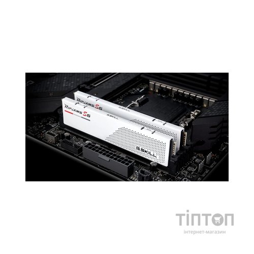 Модуль пам'яті для комп'ютера DDR5 32GB (2x16GB) 6000 MHz Ripjaws S5 G.Skill (F5-6000J3040F16GX2-RS5W)
