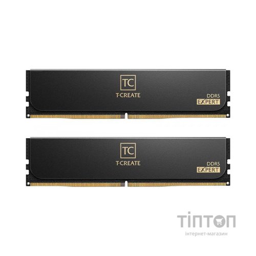 Модуль пам'яті для комп'ютера DDR5 32GB (2x16GB) 6000 MHz T-Create Expert Black Team (CTCED532G6000HC38ADC01)