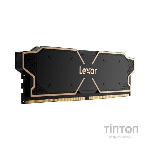 Модуль пам'яті для комп'ютера DDR5 32GB (2x16GB) 6000 MHz Thor Black Lexar (LD5U16G60C32LG-RGD)