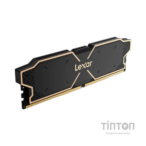 Модуль пам'яті для комп'ютера DDR5 32GB (2x16GB) 6000 MHz Thor Black Lexar (LD5U16G60C32LG-RGD)