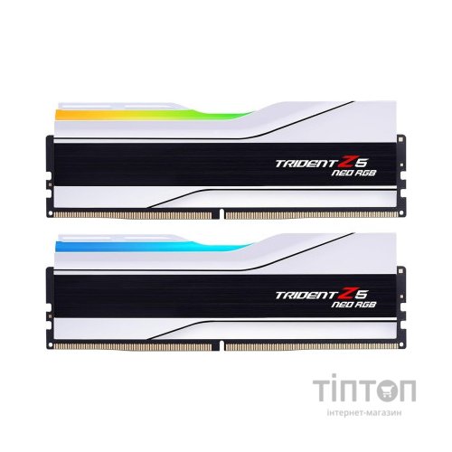 Модуль пам'яті для комп'ютера DDR5 32GB (2x16GB) 6000 MHz Trident Z5 Neo RGB AMD EXPO G.Skill (F5-6000J3036F16GX2-TZ5NRW)