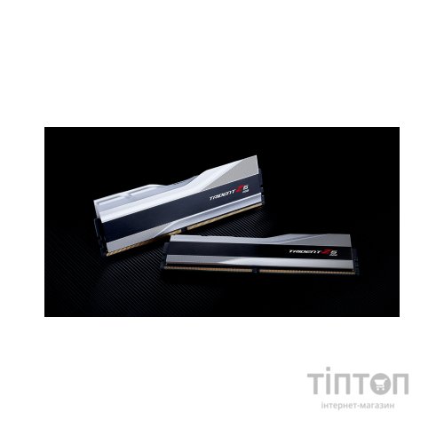 Модуль пам'яті для комп'ютера DDR5 32GB (2x16GB) 6000 MHz Trident Z5 NEO RGB Silver G.Skill (F5-6000J3040F16GX2-TZ5RS)