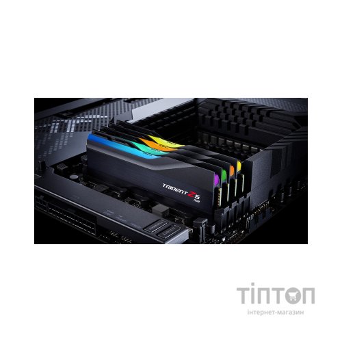 Модуль пам'яті для комп'ютера DDR5 32GB (2x16GB) 6000 MHz Trident Z5 RGB Black G.Skill (F5-6000J3040F16GX2-TZ5RK)