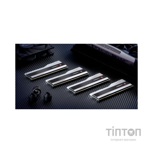 Модуль пам'яті для комп'ютера DDR5 32GB (2x16GB) 6000 MHz Trident Z5 RGB Silver G.Skill (F5-6000J3238F16GX2-TZ5RS)